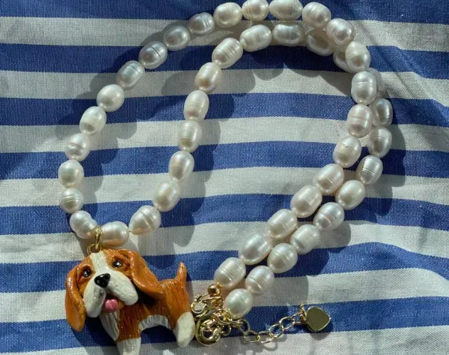 Кольє на перлинній основі